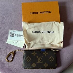 Authentic Louis Vuitton Monogram Canvas Key Pouch